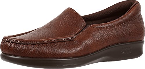 SAS Twin Slip On Comfort Loafer Mulch 6.5 N - Narrow (AA)