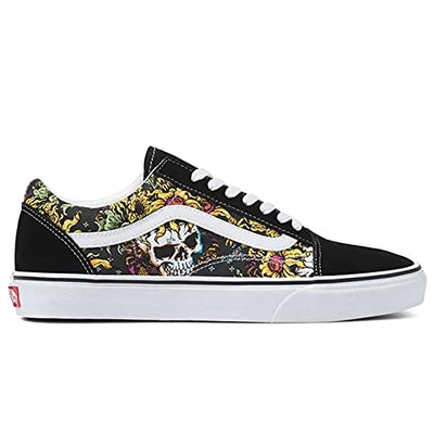 Vans Unisex Modern, Beauty Skull Black True White, 6 US Men