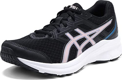 ASICS Women's JOLT 3 Running Shoes, 8, Black/Barely Rose