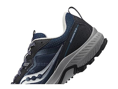 Saucony mens Excursion Tr16 Trail Running Shoe, Navy/Silver, 8.5 Wide US