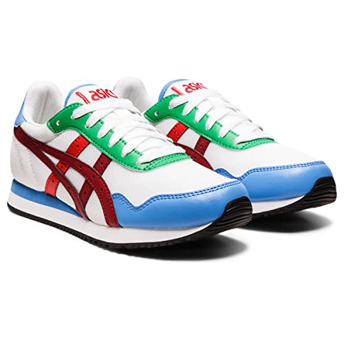 ASICS Tiger Runner White/Burgundy 7.5 B (M)