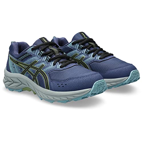 ASICS Kid's PRE Venture 9 Grade School Running Shoes, 2.5, DEEP Ocean/Black