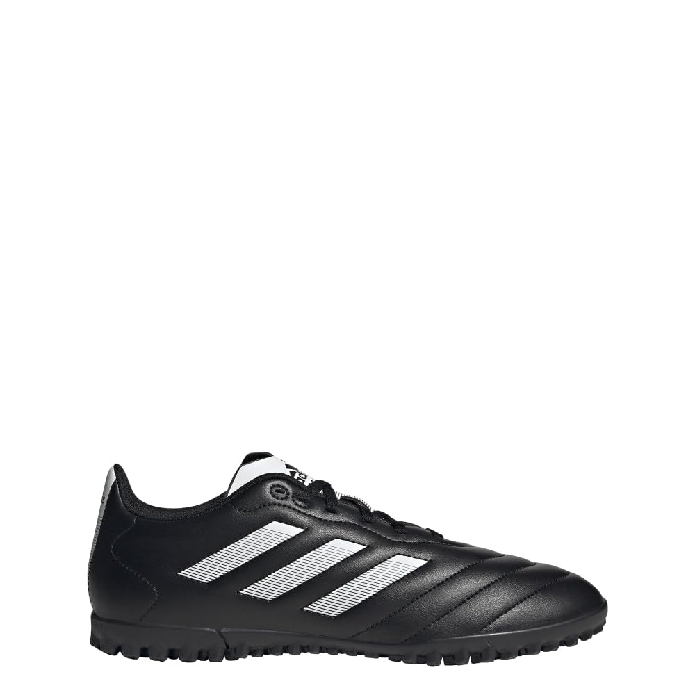 adidas Unisex Goletto Turf Soccer Shoe, Core Black/White/Red, 9.5 US Men