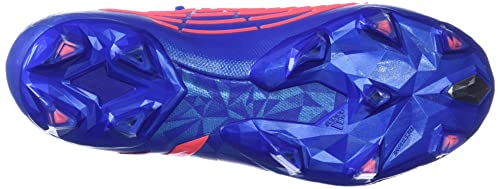 adidas Predator Edge.1 Firm Ground Cleats Soccer Shoes, 10.5, HI-RES Blue/Turbo/HI-RES Blue