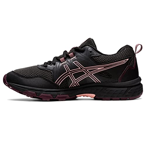 ASICS Kid's Gel-Venture 8 Grade School Running Shoes, 1.5, Black/DEEP Mars