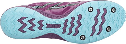 Saucony Women's Kilkenny XC7 Spike, Purple/Blue, 5 B