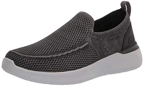 Skechers USA Men's Men's Lattimore-Warner Low Profile Slip On, Char, 13