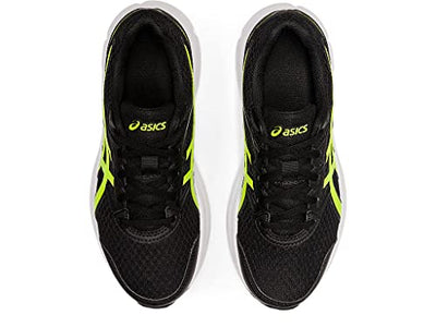 ASICS Kid's JOLT 3 Grade School Running Shoe, 4, Black/Hazard Green