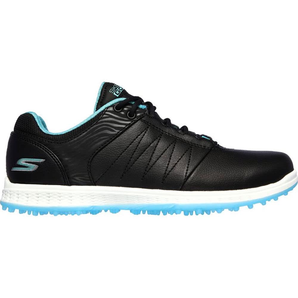 Skechers Golf Ladies GO Golf Pivot Spikeless Shoes Black/Turquoise Size 6 Medium