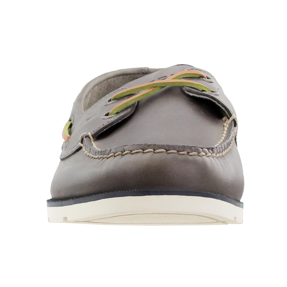 Sperry Top-Sider Leeward Nautical Cross Lace Boat Shoe Men Grey