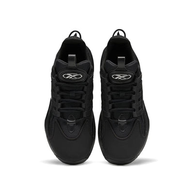 Reebok Unisex-Adult Solution Mid Basketball Shoe 12 Women/10.5 Men Black/Silver Metallic