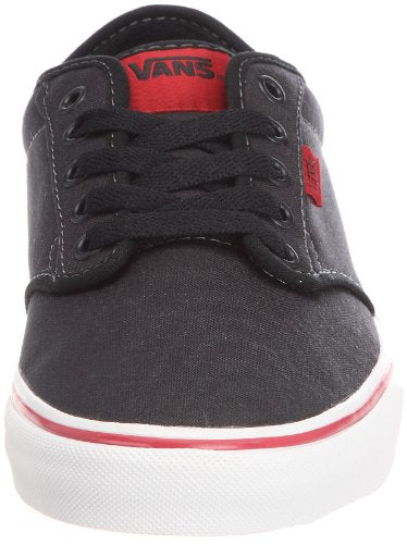 Vans Men's Atwood Canvas Trainers Sneaker, Black/Chili, 9 M US