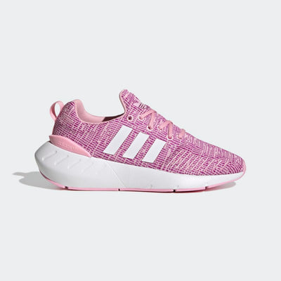 adidas Unisex-Child Swift Run 22 Sneaker 4 Big Kid True Pink/White/Vivid Pink