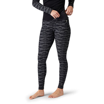 Smartwool Women's Classic Thermal Merino Base Layer Bottom X-Small Black Mountain Fairisle