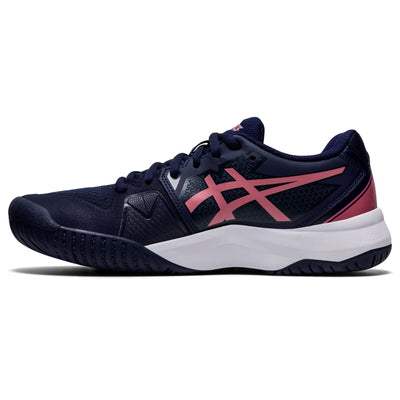 ASICS Women's Gel-Challenger 13 Tennis Shoes, 10.5, Peacoat/Smokey Rose