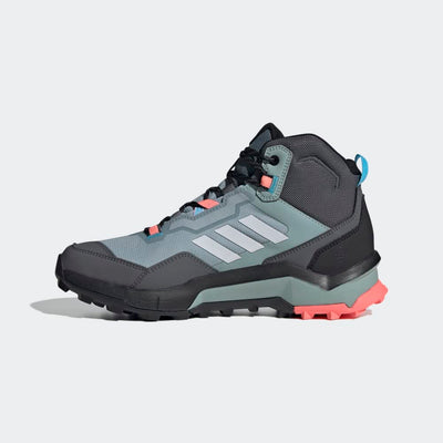 adidas Women's Terrex AX4 Mid Gore-TEX Hiking Shoe 6.5 Magic Grey/Dash Grey/Acid Red