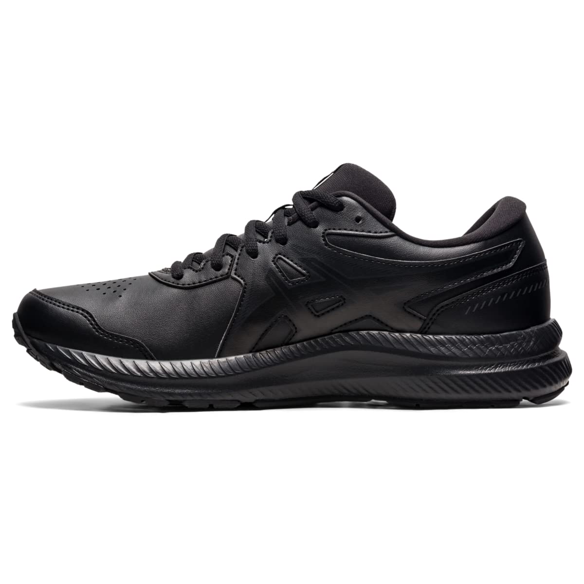 ASICS Men's Gel-Contend SL Walking Shoes, 15, Black/Black