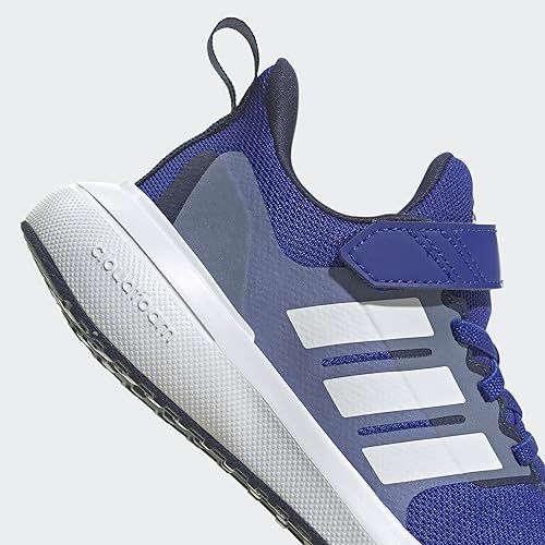 adidas Fortarun 2.0 Running Shoe, Lucid Blue/White/Blue Fusion (Elastic), 3.5 US Unisex Little Kid