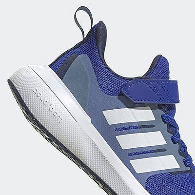 adidas Fortarun 2.0 Running Shoe, Lucid Blue/White/Blue Fusion (Elastic), 3.5 US Unisex Little Kid