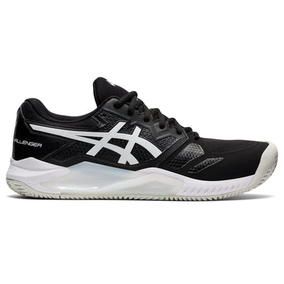 ASICS Men's Gel-Challenger 13 Clay Tennis Shoes, 12, Black/White