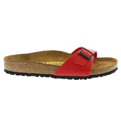 Birkenstock Womens Madrid Red Cherry Birko-Flor Sandals 36 EU