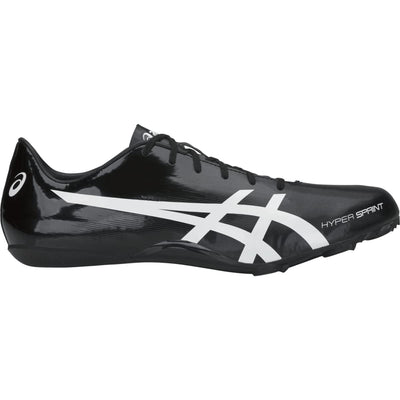 ASICS Men's Hyper Sprint 7 Track & Field Shoe, Black/White, 10 M US