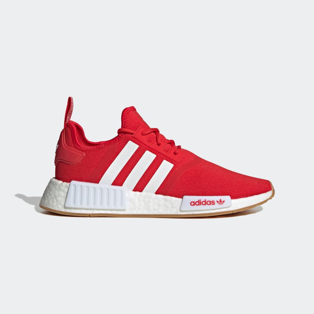 adidas Mens NMD R1 Lace Up Sneakers Shoes Casual - Red - Size 11.5 M