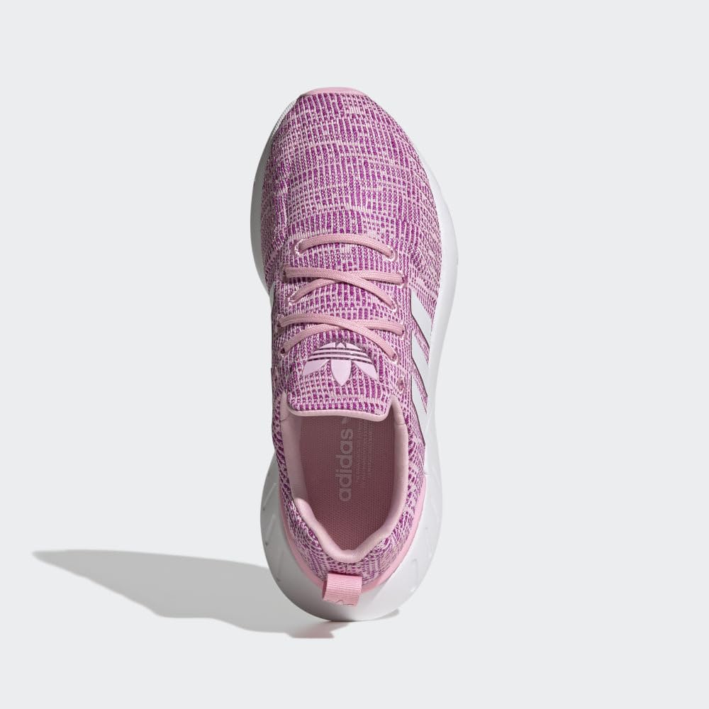 adidas Unisex-Child Swift Run 22 Sneaker 4 Big Kid True Pink/White/Vivid Pink