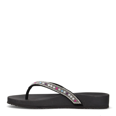 Skechers Cali Arch Fit Meditation-Day Shimmer Casual Sandal Women's Sandal 8 B(M) US Black-Multi