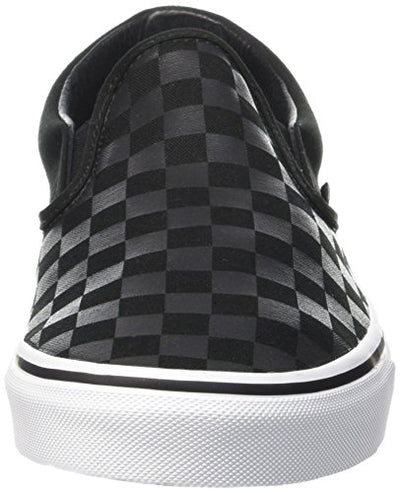 Vans Classic Slip-On Core Classics (Checkerboard) Black/Black Men's 14