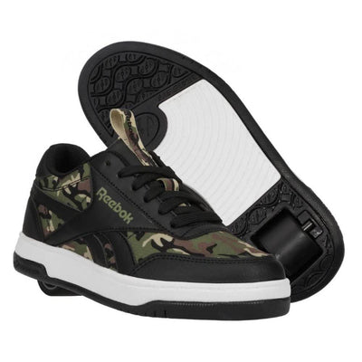 HEELYS Court Low Black/Cap Olive/Safari Men's 9 M