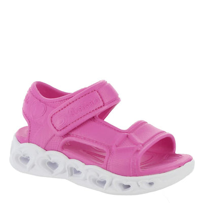 Skechers Foamies Heart Lights Sandal 308045N Girls' Infant-Toddler Sandal 10 Little Kid Pink