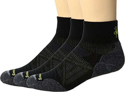 Smartwool PhD Outdoor Light Mini 3-Pack Black MD (Men's Shoe 6-8.5)