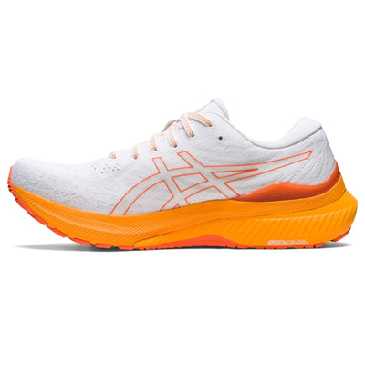 ASICS Men's Gel-Kayano 29 Running Shoes, 10.5, White/NOVA Orange