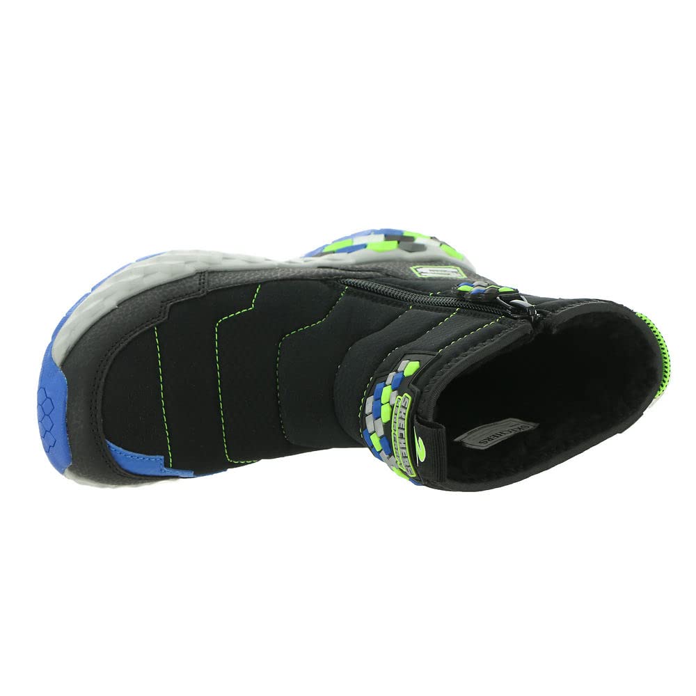 Skechers Boy's Mega-Craft 2.0-Cubobreeze Sneaker 2.5 Big Kid Black-lime