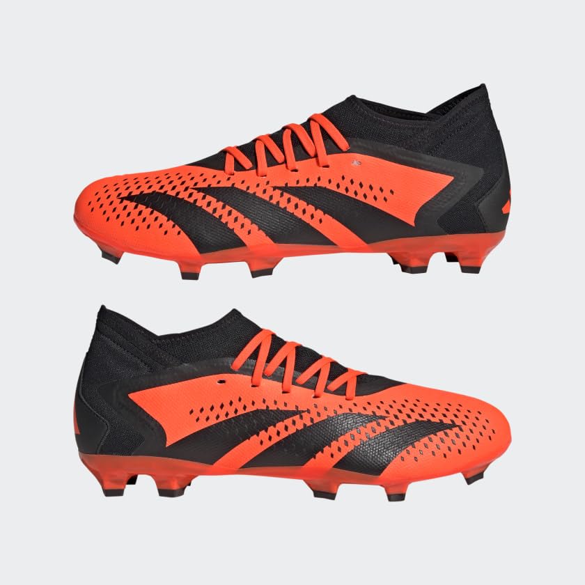 adidas Unisex Predator Accuracy.3 Firm Ground Soccer Cleats Shoe, Team Solar Orange/Black/Black, 7 US Men