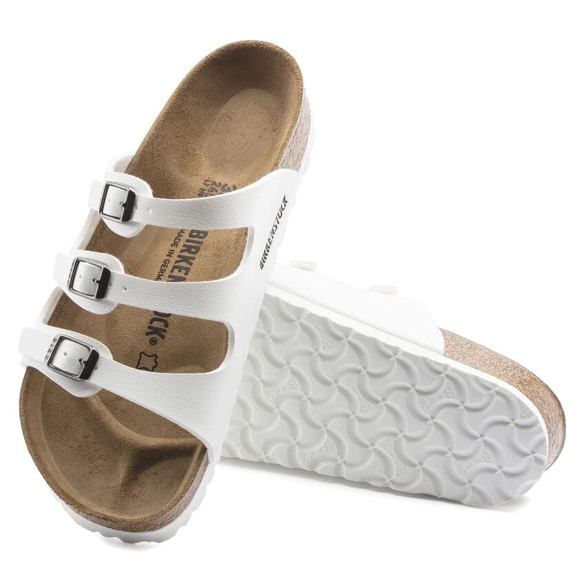 Birkenstock Florida Sandals WHITE BIRKO-FLOR EU 41 / US 10-10.5