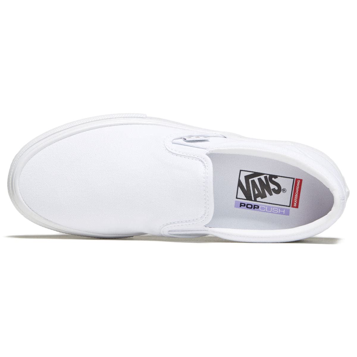 Vans Skate Slip-On True White Mens US 11.5