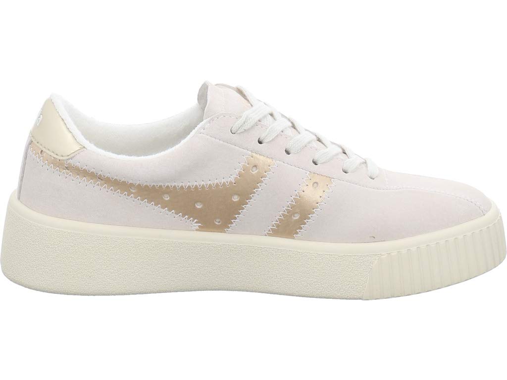 Gola Super Court Metallic Off-White/Gold 6 B (M)