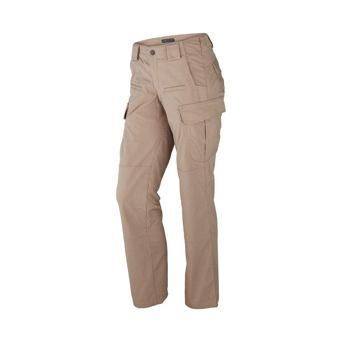 5.11 Tactical Women's Stryke Covert Cargo Pants, Stretchable, Gusseted Construction, Style 64386 2 Long Khaki