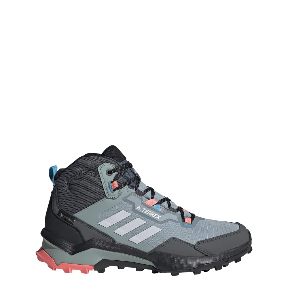 adidas Women's Terrex AX4 Mid Gore-TEX Hiking Shoe 6.5 Magic Grey/Dash Grey/Acid Red