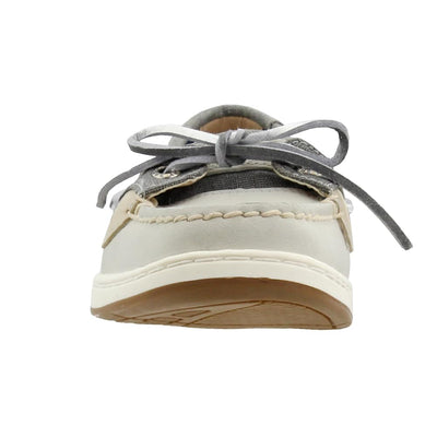 Sperry Womens Angelfish Linen Boat Flats Casual - Grey - Size 8.5 B