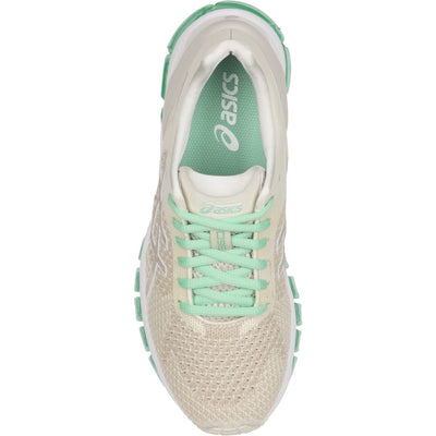 ASICS Women's Gel-Quantum 360 Knit Running Shoes, Birch/Cream/Ice Green, 8.5 M US