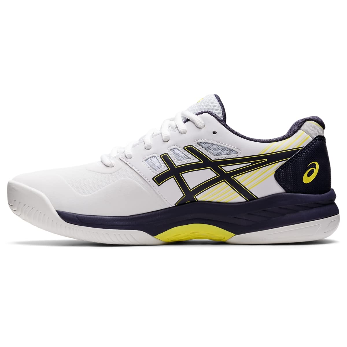 ASICS Men's GEL-GAME 8 Tennis Shoes, 13, WHITE/INDIGO FOG