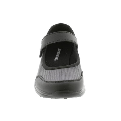 Skechers Girls MICROSTRIDES-Recess Rules Sneaker, Black/Black, 3.5 Big Kid