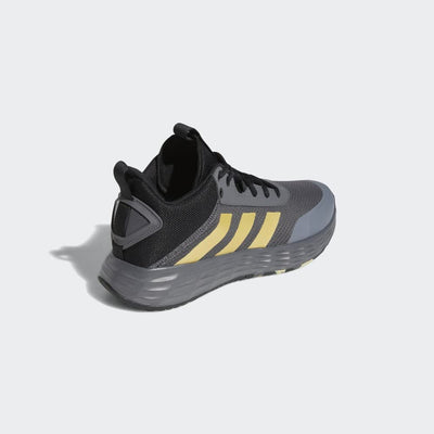 adidas Men's Ownthegame Basketball Shoe 10 Grey Five/Matte Gold/Core Black