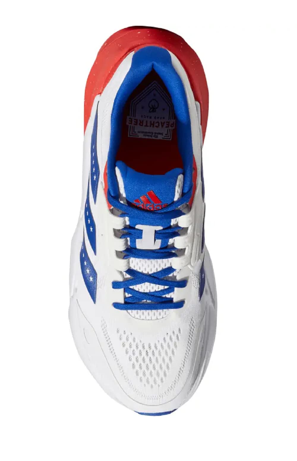 adidas Women's Adistar Peachtree Road Race, Cloud Red White Blue HQ9805, 8.5