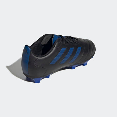 adidas Kids Goletto VII Firm Ground Cleats Soccer Shoe, Core Black/Royal Blue/Core Black, 10 US Unisex Toddler