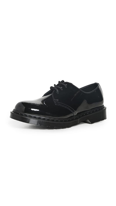 Dr. Martens Men's 1461 Mono Shoes, Black, 9-9.5 Medium US