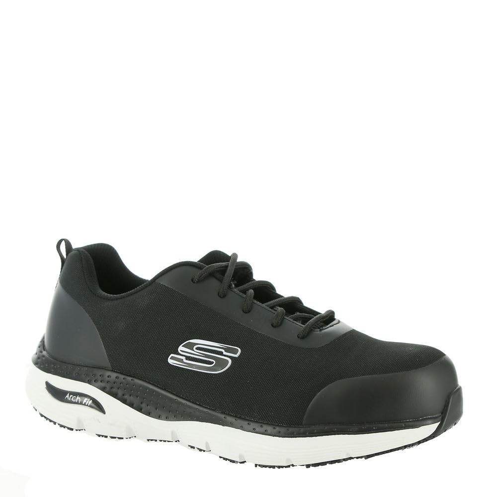 Skechers Work Arch Fit SRRingstap Mens Oxford 105 DM US Blackwhite